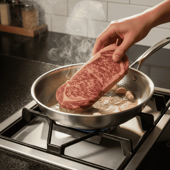 Stainless Steel Frying Pan