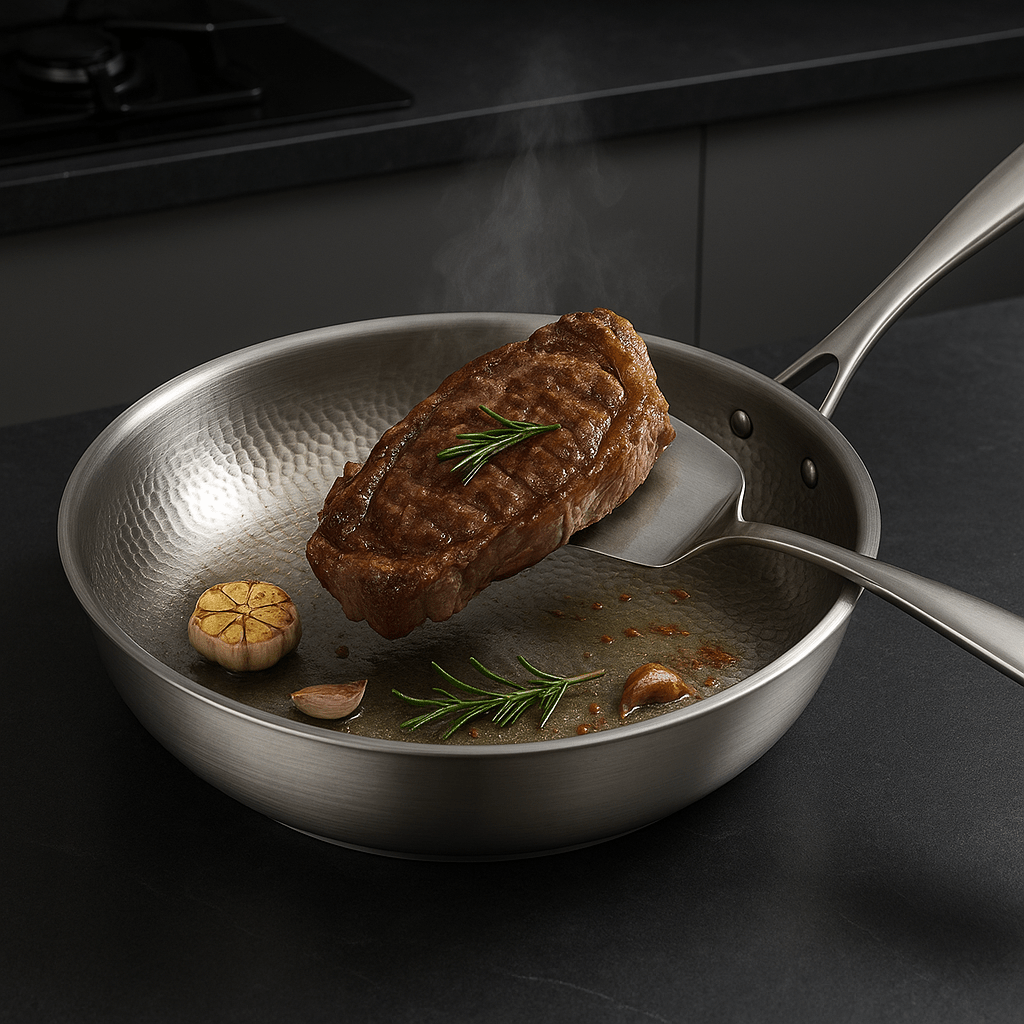 Stainless Steel Frying Pan