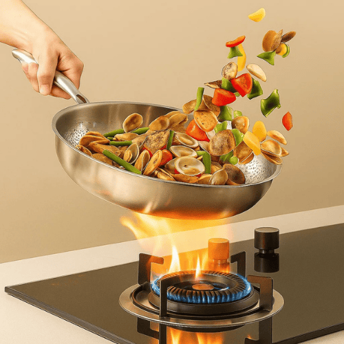 Stainless Steel Frying Pan