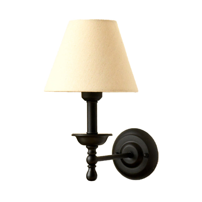 Fabric Cone Wall Light