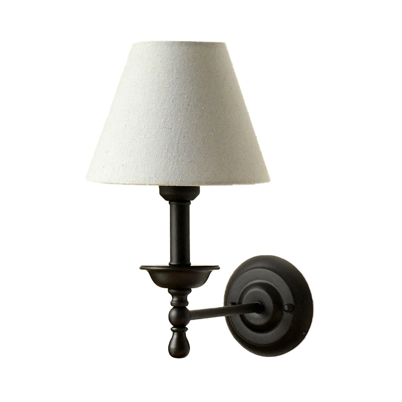 Fabric Cone Wall Light