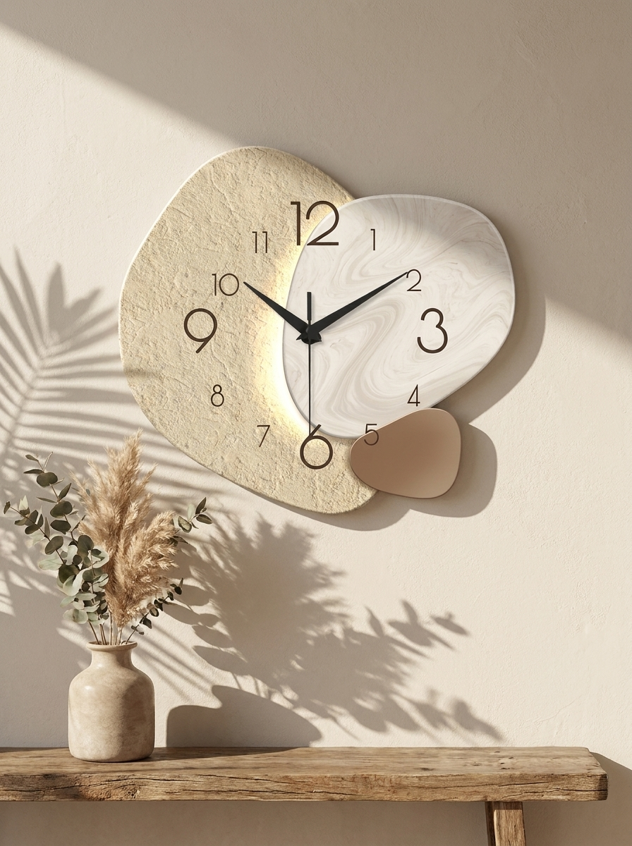 Resin Wall Clock – Modern Minimalist Design