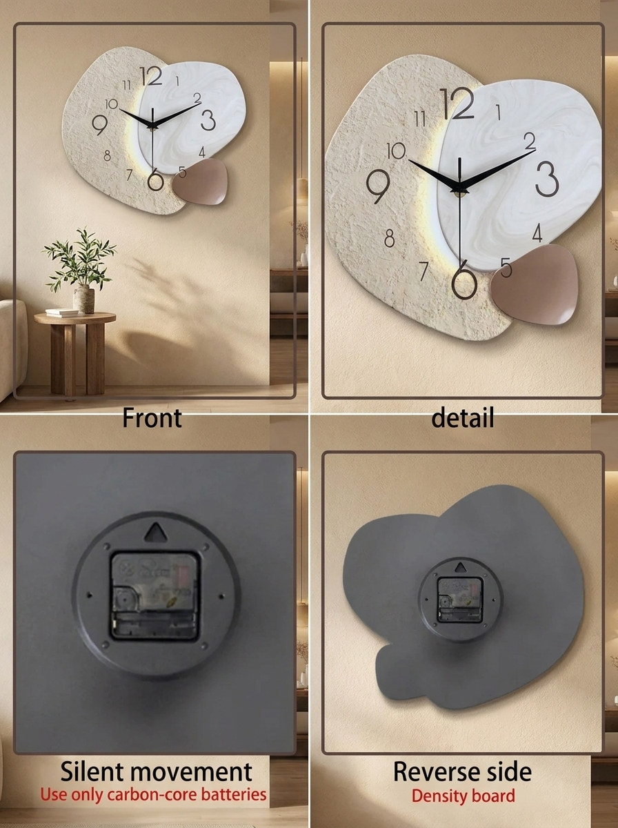 Resin Wall Clock – Modern Minimalist Design